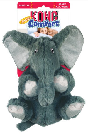 3 count KONG Comfort Kiddos Jumbo Elephant Squeak Dog Toy X-Large