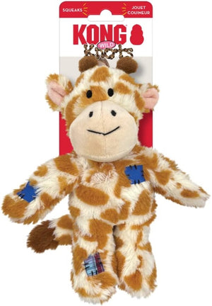 Large - 6 count KONG Wild Knots Giraffe Dog Toy
