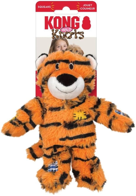 KONG Wild Knots Tiger Dog Toy - PetMountain.com