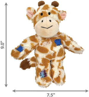 Small - 2 count KONG Wild Knots Giraffe Dog Toy