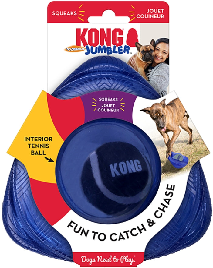 Small - 6 count KONG Jumbler Flinger Dog Toy