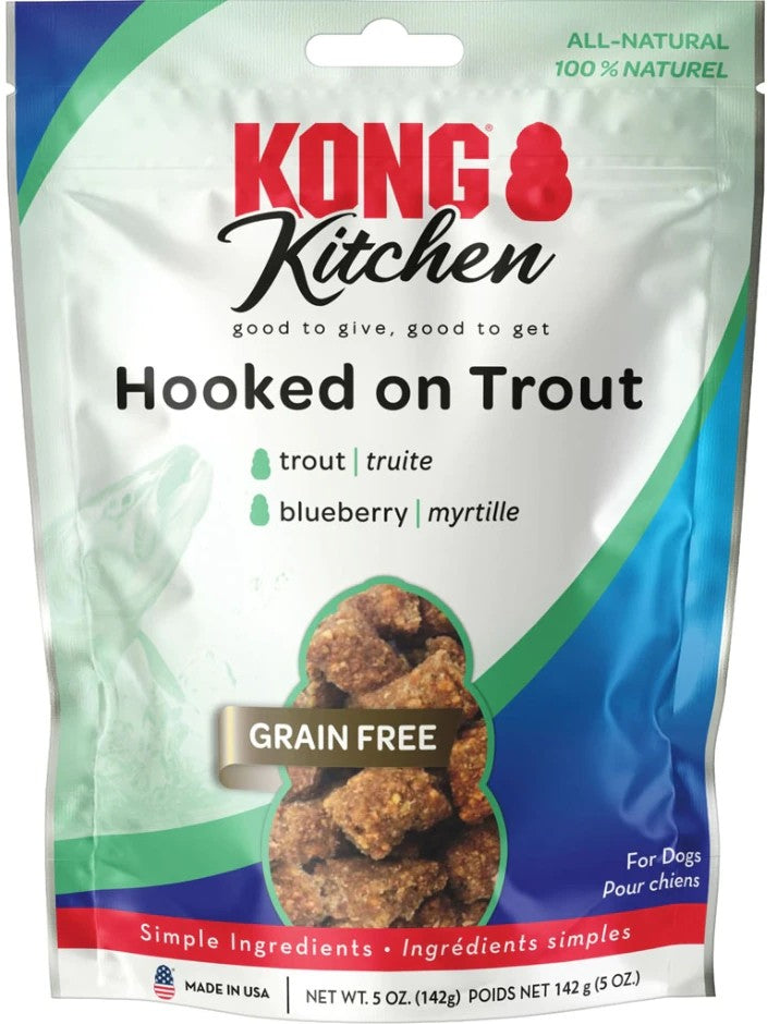 KONG Kitchen Hooked on Trout Dog Treat - PetMountain.com