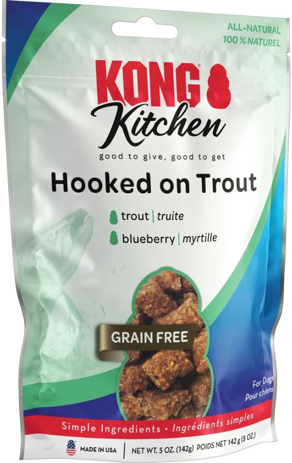 KONG Kitchen Hooked on Trout Dog Treat - PetMountain.com