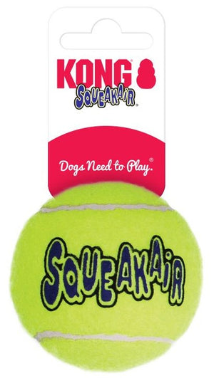 KONG Air Dog Squeaker Tennis Balls Medium Dog Toy - PetMountain.com