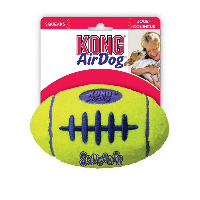 KONG Air Dog Football Squeaker - PetMountain.com