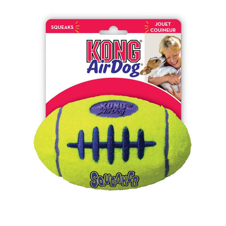 Medium - 1 count KONG Air Dog Football Squeaker