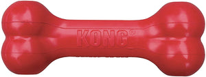 Small - 3 count KONG Goodie Bone Durable Rubber Dog Chew Toy Red
