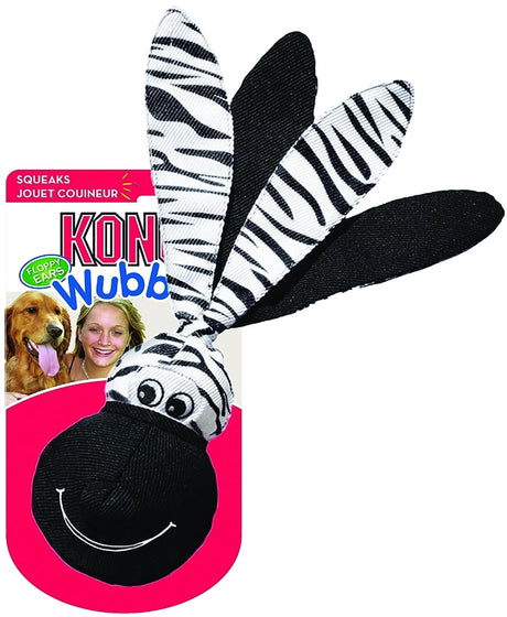 Large - 6 count KONG Wubba Floppy Ears Dog Toy Assorted