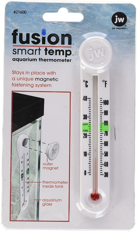7 count JW Pet Fusion Smart Temp Aquarium Thermometer
