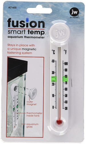 1 count JW Pet Fusion Smart Temp Aquarium Thermometer
