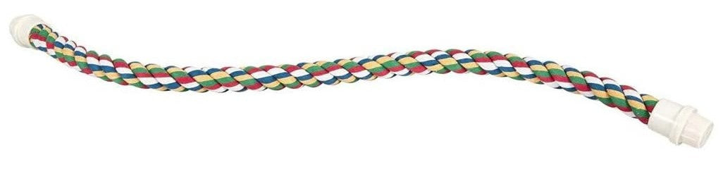 Small - 1 count JW Pet Flexible Multi-Color Comfy Rope Perch for Birds