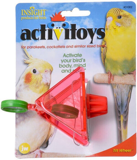 6 count JW Pet Insight Tilt Wheel Bird Toy