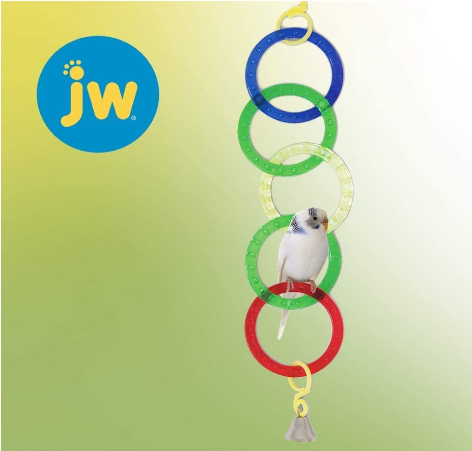 12 count JW Pet Insight Olympic Rings Bird Toy