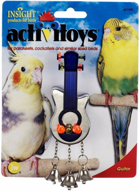 1 count JW Pet Insight Guitar Bird Toy