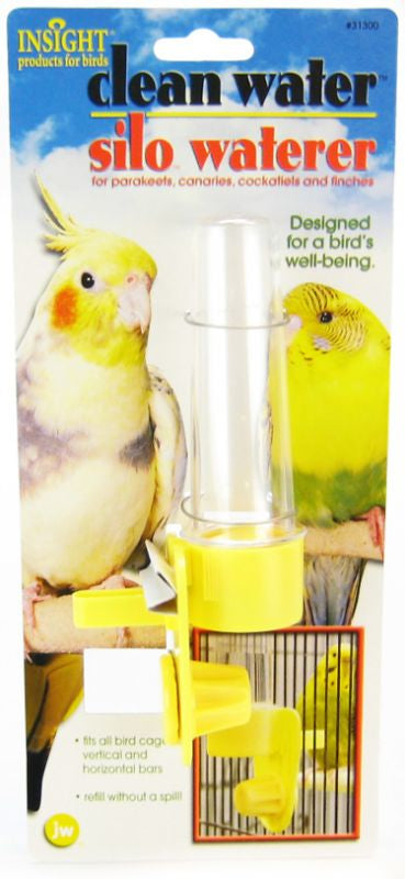 Small - 1 count JW Pet Insight Clean Water Silo Waterer for Birds