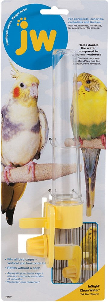 JW Pet Insight Clean Water Silo Waterer for Birds - PetMountain.com