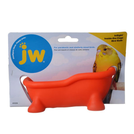 JW Pet Insight Inside the Cage Bird Bath for Parakeets and Similar Size Birds - PetMountain.com