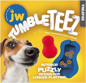 2 count JW Pet Tumble Teez Puzzle Toy for Dogs Small