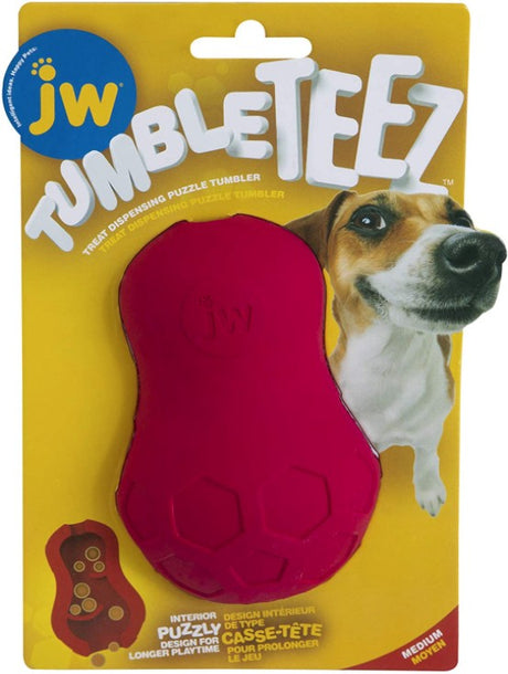 5 count JW Pet Tumble Teez Puzzle Toy for Dogs Medium