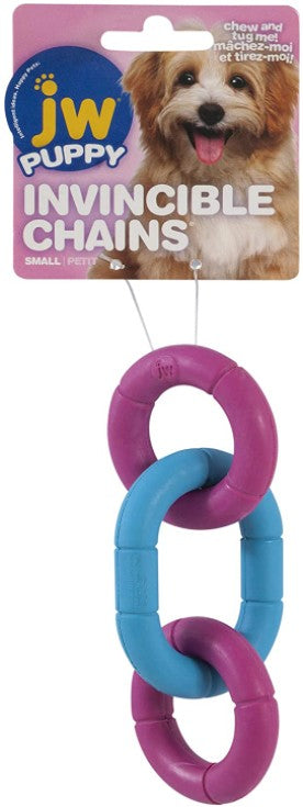 3 count JW Pet Invincible Chains Puppy Tug Toy
