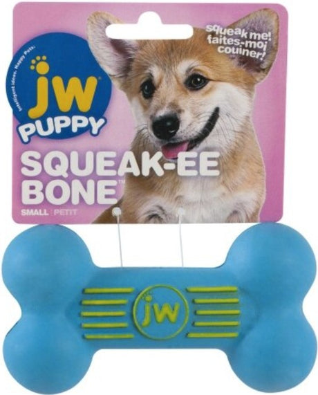 Small - 1 count JW Pet Squeak-ee Bone Puppy Toy