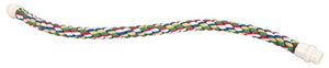Small - 7 count JW Pet Flexible Multi-Color Comfy Rope Perch 32" Long for Birds