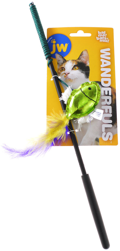 4 count JW Pet Cat Action Wanderfuls Cat Toy Assorted Colors