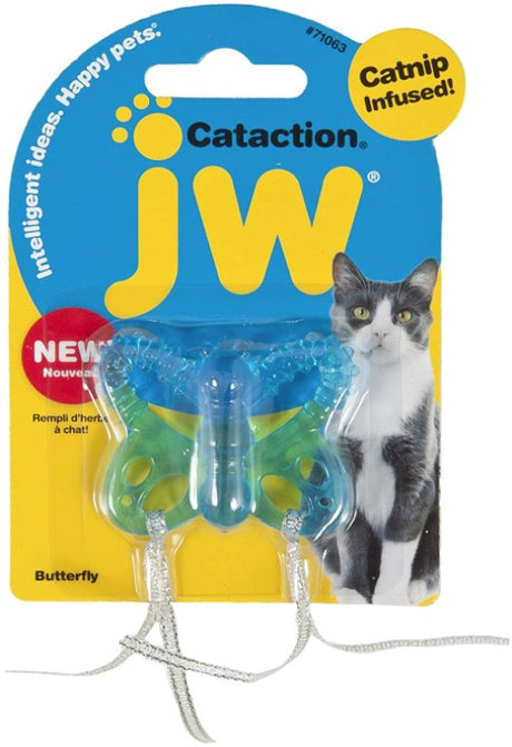 JW Pet Cataction Catnip Infused Butterfly Interactive Cat Toy - PetMountain.com