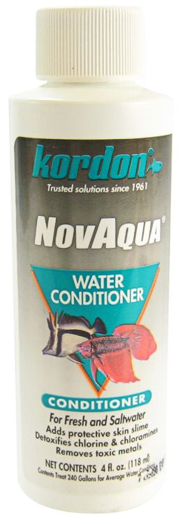 24 oz (6 x 4 oz) Kordon NovAqua Water Conditioner for Freshwater and Saltwater Aquariums