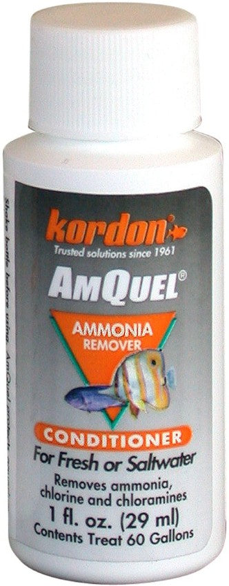 12 oz (12 x 1 oz) Kordon AmQuel Ammonia Remover Water Conditioner