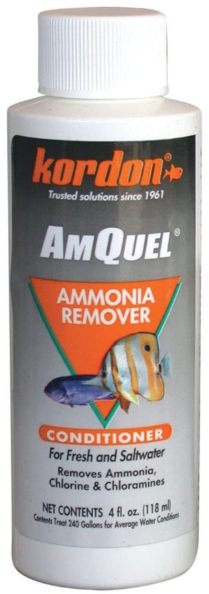 4 oz Kordon AmQuel Ammonia Remover Water Conditioner
