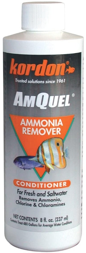 8 oz Kordon AmQuel Ammonia Remover Water Conditioner