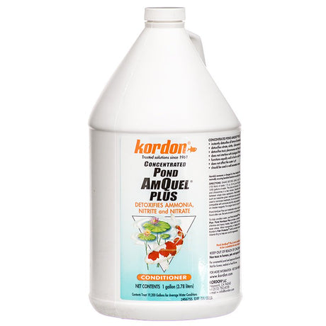 Kordon Pond AmQuel Plus Detoxifies Ammonia Nitrite and Nitrate Concentrated Water Conditioner - PetMountain.com