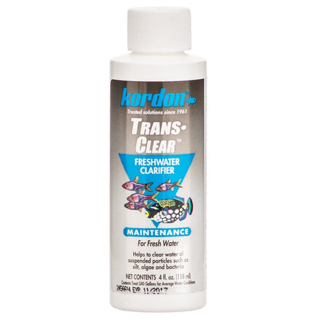 24 oz (6 x 4 oz) Kordon Trans Clear Freshwater Clarifier for Aquariums