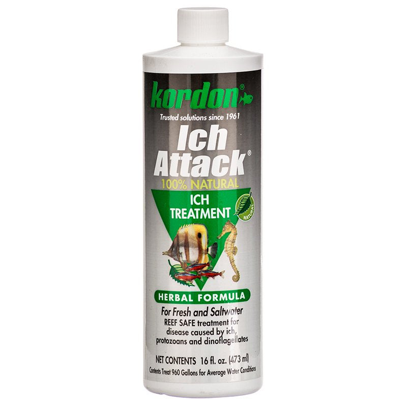 16 oz Kordon Ich Attack Ich Treatment Herbal Formula