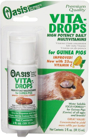 2 oz Oasis Vita-Drops for Guinea Pigs