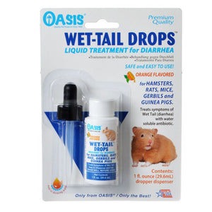 Oasis Wet-Tail Drops Liquid Treatment for Diarrhea in Small Pets - PetMountain.com