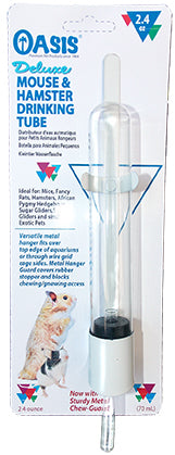 6 count Oasis Deluxe Mouse and Hamster Drinking Tube Glass