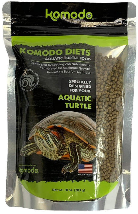 30 oz (3 x 10 oz) Komodo Diets Aquatic Turtle Pellet Food