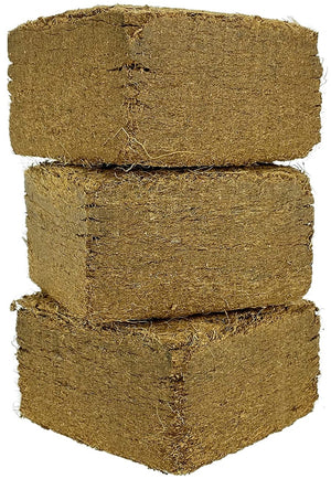 18 count (6 x 3 ct) Komodo Living Natural Coconut Coir Reptile Bedding Brick