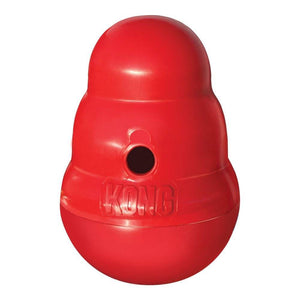 KONG Wobbler Interactive Dog Toy Dispenses Food and Treats - PetMountain.com