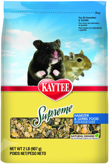 12 lb (6 x 2 lb) Kaytee Supreme Hamster and Gerbil Food