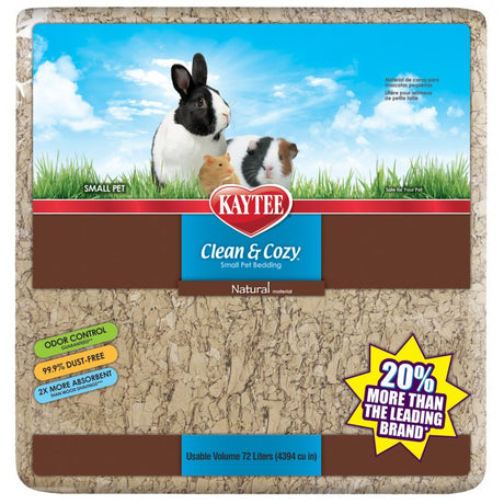 216 liter (3 x 72 L) Kaytee Clean and Cozy Small Pet Bedding Natural Material