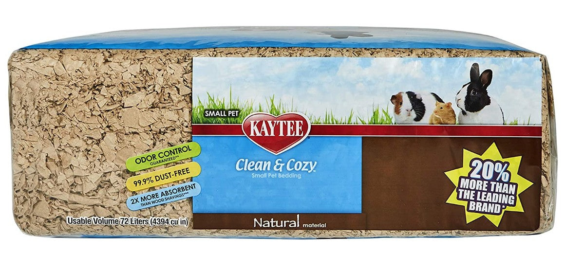 72 liter Kaytee Clean and Cozy Small Pet Bedding Natural Material
