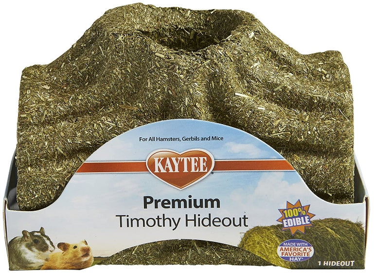 Small - 6 count Kaytee Edible Premium Timothy Hideout