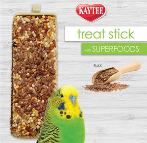 33 oz (6 x 5.5 oz) Kaytee Superfoods Avian Treat Stick Flax