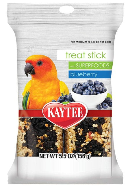 5.5 oz Kaytee Superfoods Avian Treat Stick Blueberry