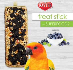 33 oz (6 x 5.5 oz) Kaytee Superfoods Avian Treat Stick Blueberry