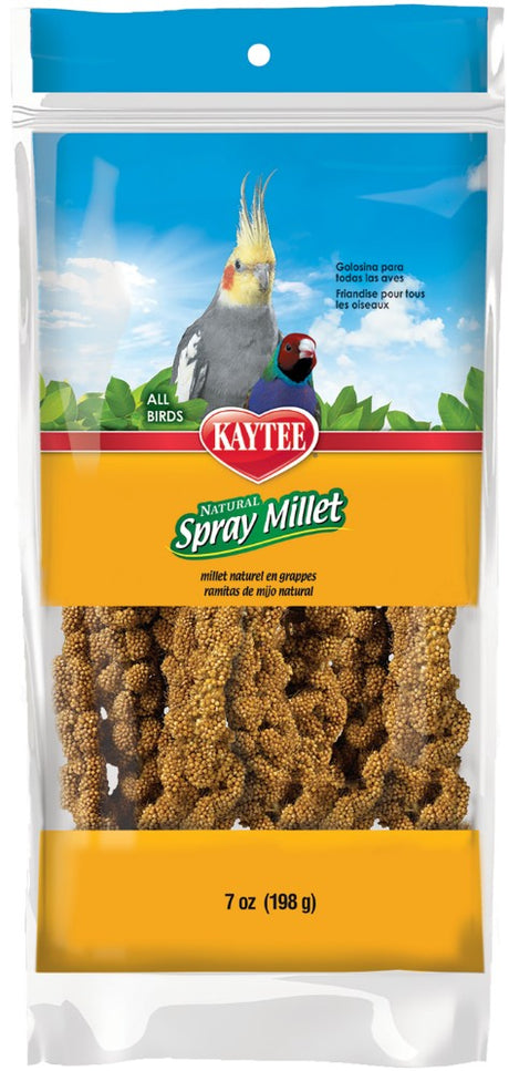 7 oz Kaytee Natural Spray Millet for All Birds