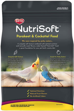 2 lb Kaytee NutriSoft Parakeet and Cockatiel Food